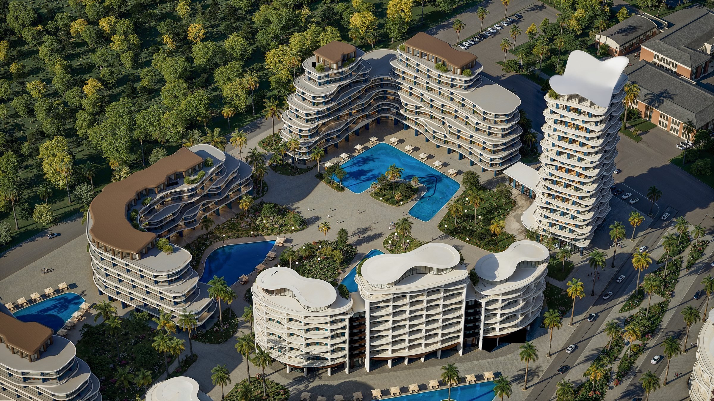 Blue Waters yaşayış kompleksinin baş planı