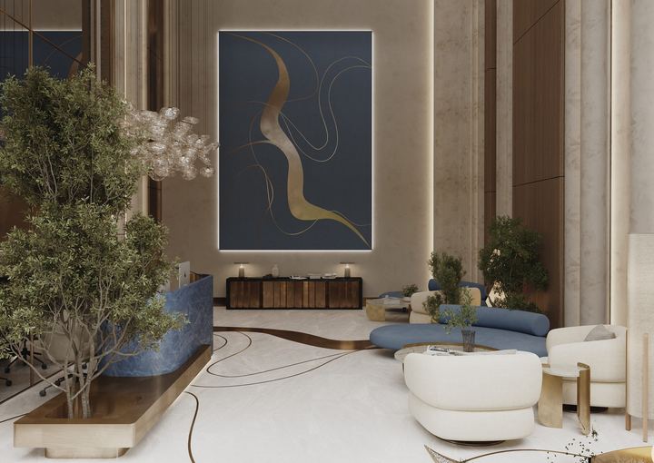 Blue Waters foyesinin launc zonası